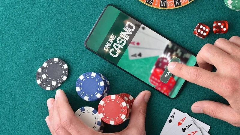 Modern player surrounded by radiant neon casino symbols and digital circuits, showing the high-energy KK333 vibe in Bangladesh